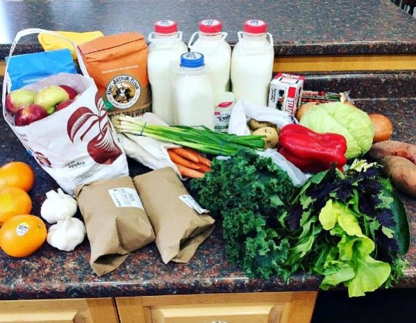 Zero waste groceries--www.thethreeyearexperiment.com