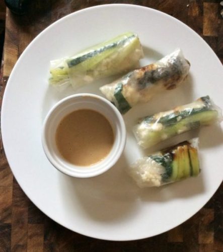 make food at home spring rolls peanut sauce habits -- thethreeyearexperiment.com