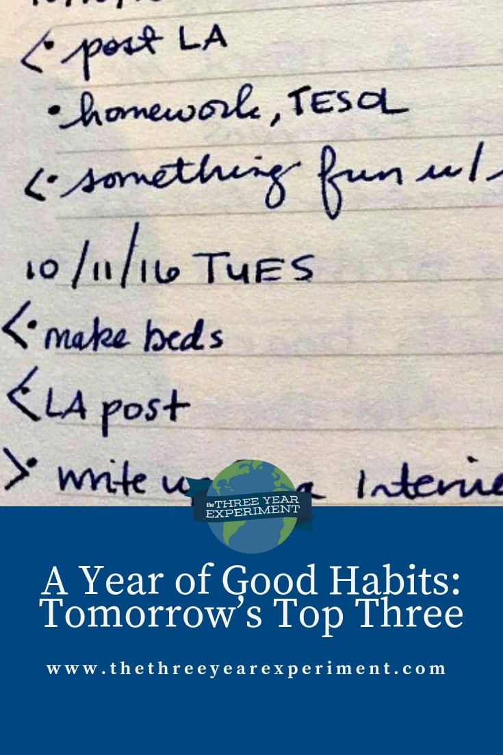 What if you could adopt one habit, just one, this year, that would exponentially increase your efficiency? This month, I tackle your top 3 to do list. via @lauriethreeyear #habits #efficiency #todolist #hustle