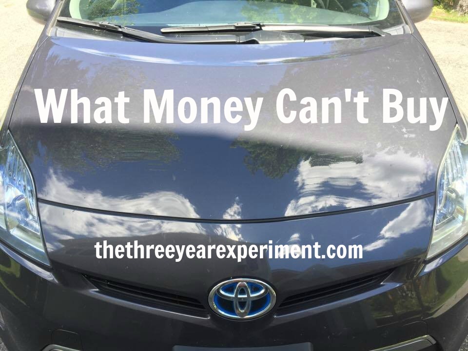 What Money Can't Buy--www.thethreeyearexperiment.com