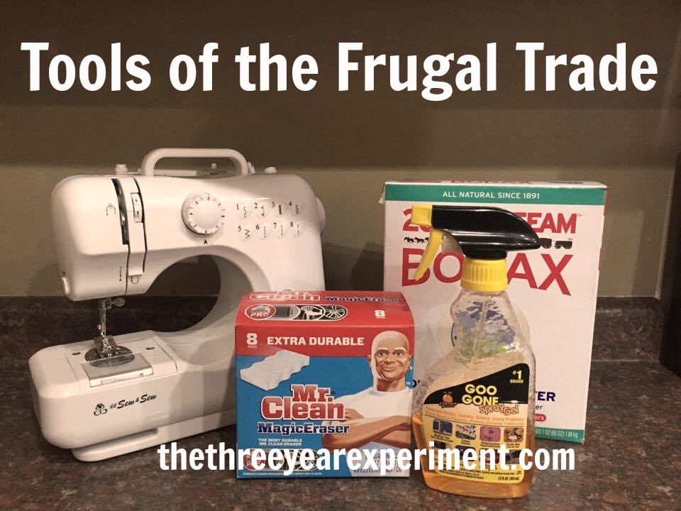 Frugal Tools--www.thethreeyearexperiment.com