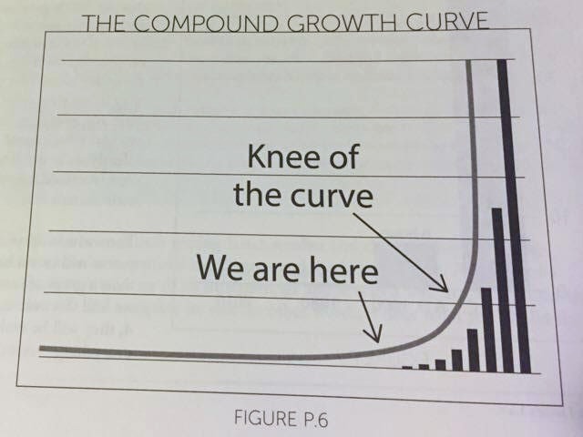 Knee of the curve--www.thethreeyearexperiment.com