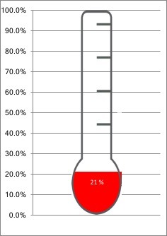 August Thermometer--www.thethreeyearexperiment.com