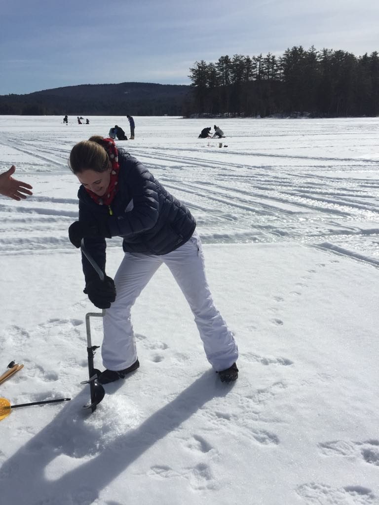 Ice fishing--www.thethreeyearexperiment.com