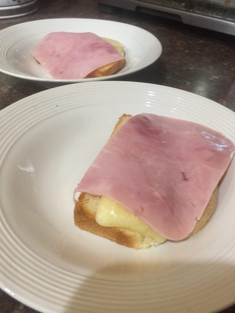 Typical breakfast--www.thethreeyearexperiment.com