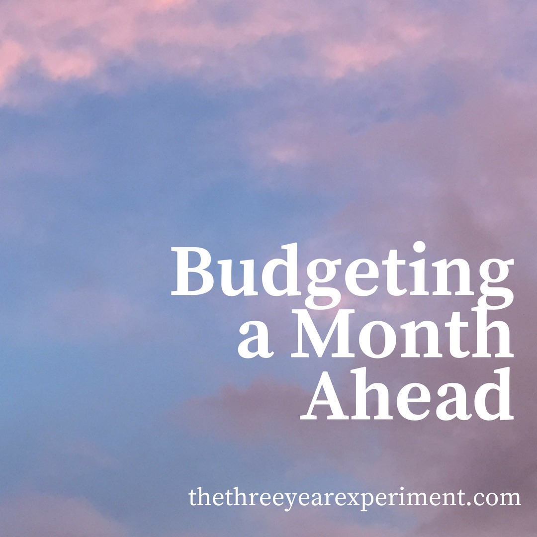ynab budgeting a month ahead