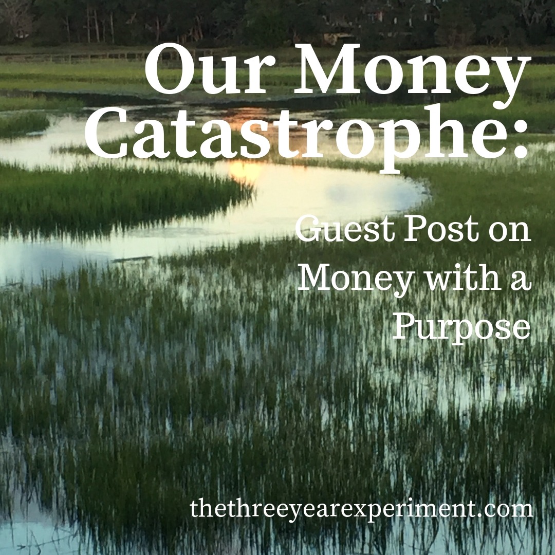 Our Money Catastrophe: Guest Post on Money with a Purpose www.thethreeyearexperiment.com