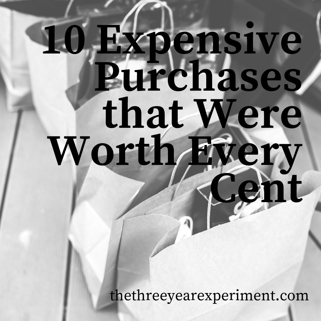 10 Expensive Purchases that Were Worth Every Cent www.thethreeyearexperiment.com