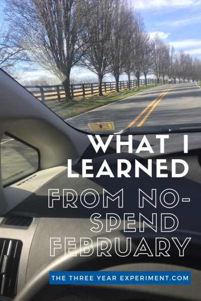 I've never successfully completed a No Spend Month, until now. Here's what I learned from my No Spend February challenge. #nospendfebruary #nospendmonth #nospend #frugalfebruary #nobuymonth #debtfree #financialindependence